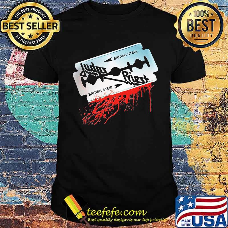 Judas priest baritish steel razor shirt