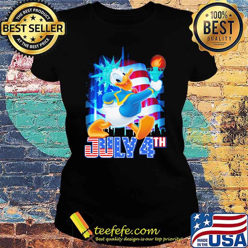 July 4h Independence Donald Disney Shirt Ladies tee July 4h Independence Donald Disney Shirt Ladies tee