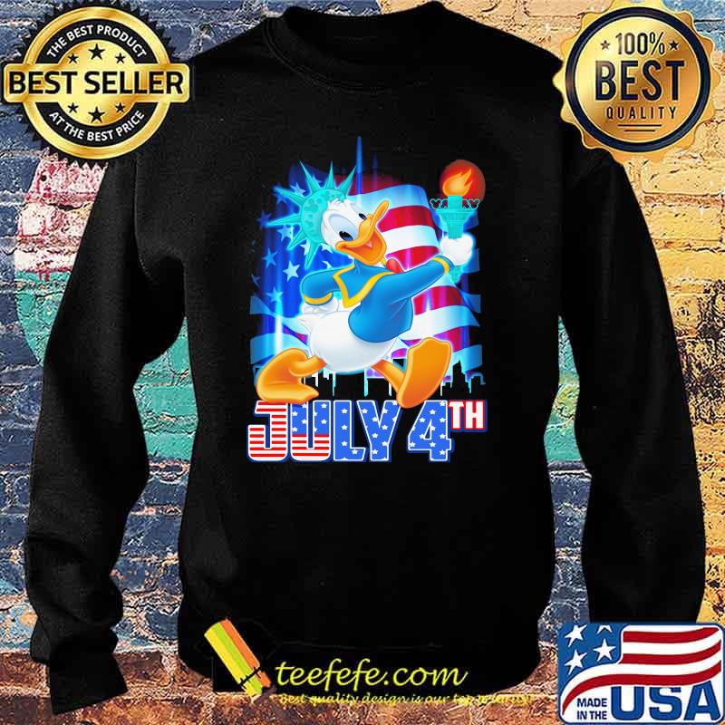 July 4h Independence Donald Disney Shirt Sweater July 4h Independence Donald Disney Shirt Sweater