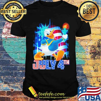 July 4h Independence Donald Disney Shirt
