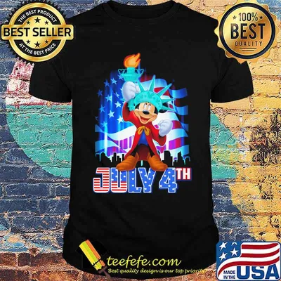 July 4th Independence Mickey Mouse Disney Shirt