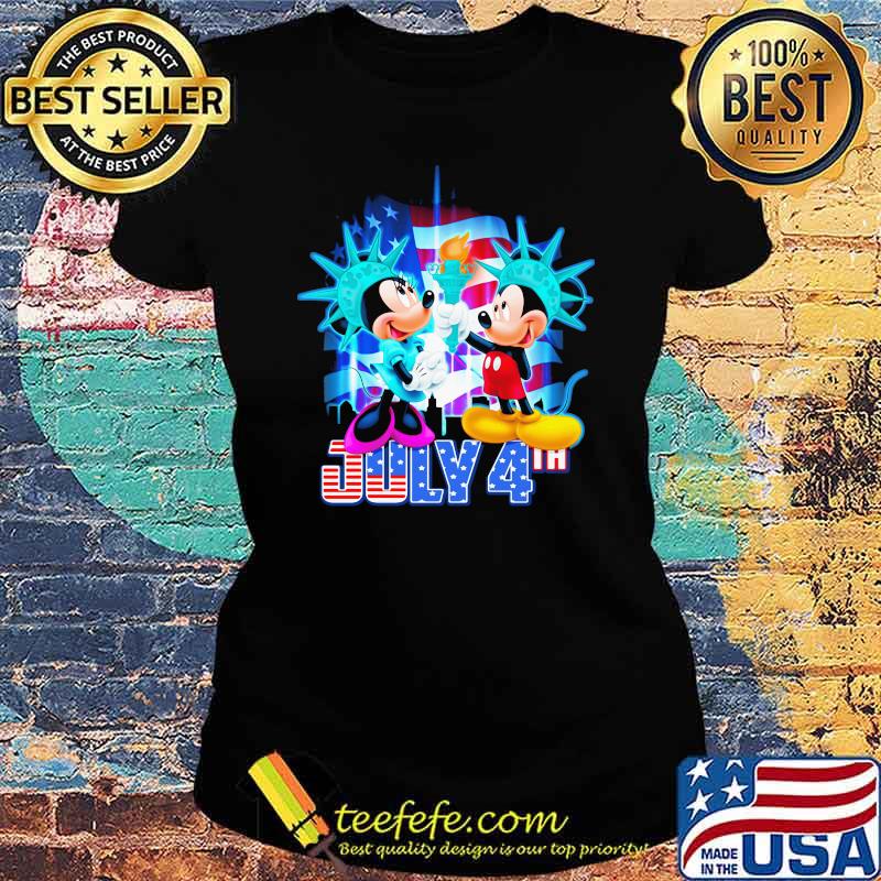 July 4th Independence Minnie And Mickey Mouse Disney Shirt Ladies tee July 4th Independence Minnie And Mickey Mouse Disney Shirt Ladies tee