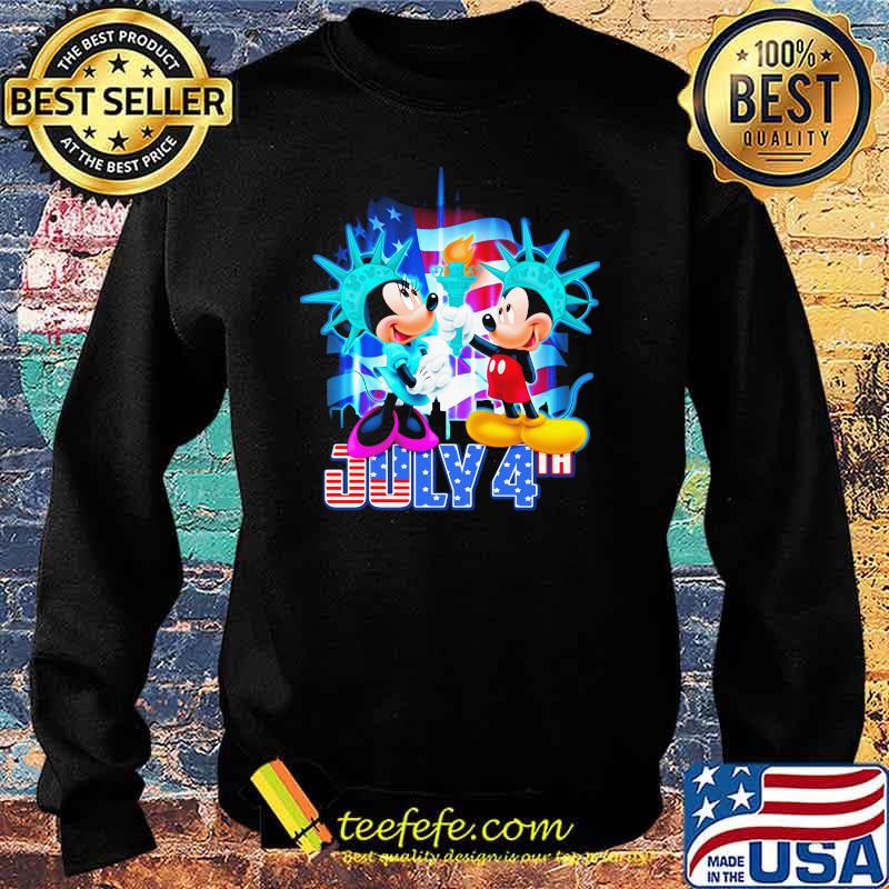 July 4th Independence Minnie And Mickey Mouse Disney Shirt Sweater July 4th Independence Minnie And Mickey Mouse Disney Shirt Sweater