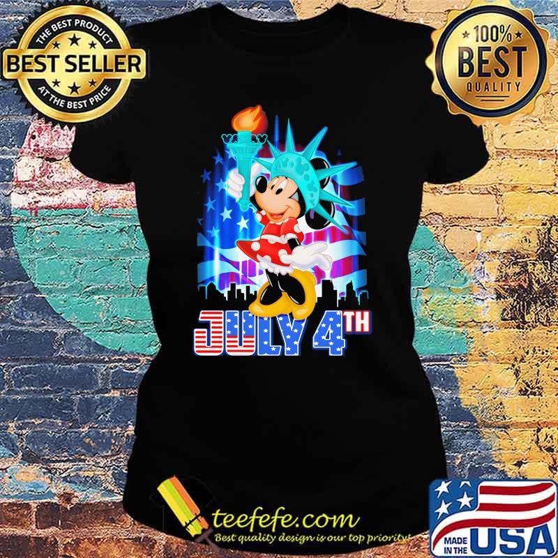 July 4th Independence Minnie Mouse disney Shirt Ladies tee July 4th Independence Minnie Mouse disney Shirt Ladies tee