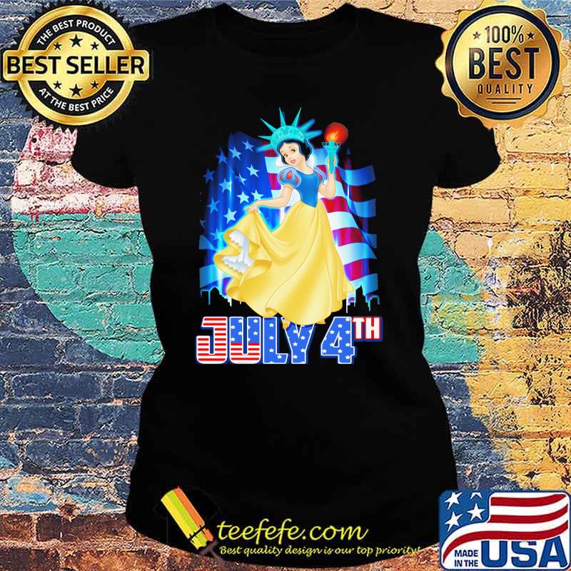 July 4th Independence Snow White Disney Ladies tee July 4th Independence Snow White Disney Ladies tee