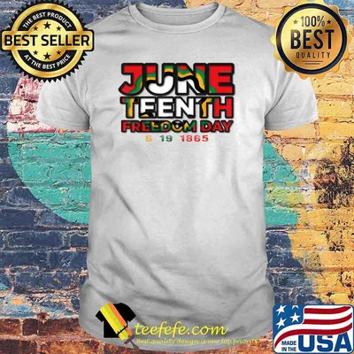 Juneteenth celebrating black freedom 1865 T-Shirt