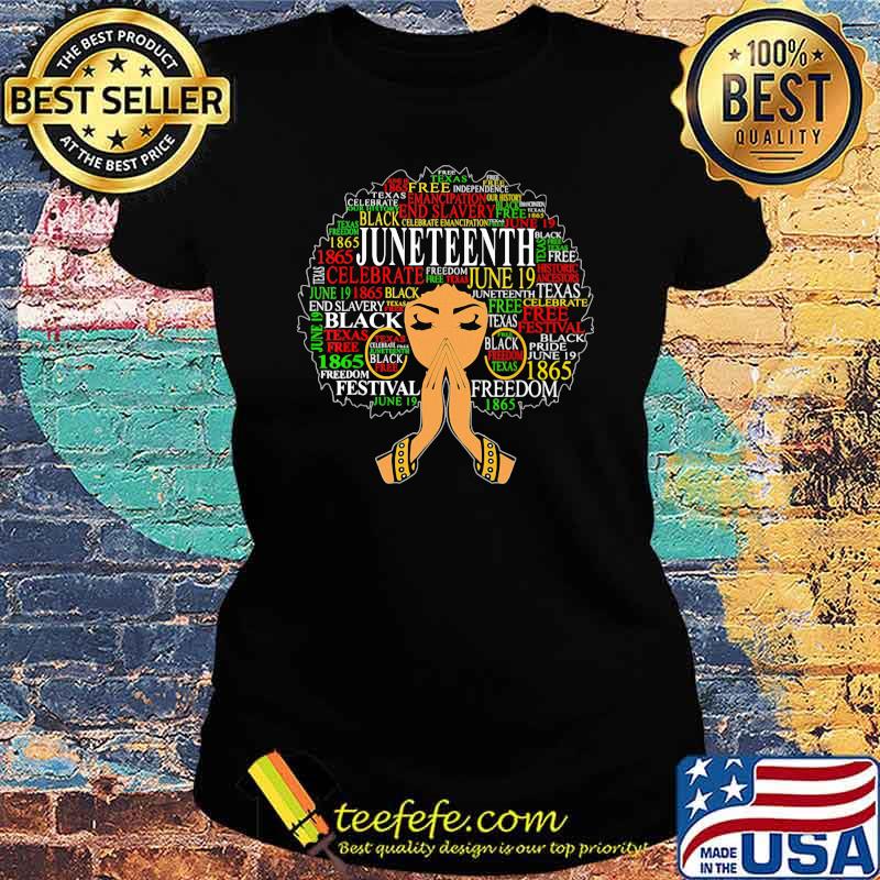 Juneteenth Celebration Freedom Black Girl Shirt Ladies tee Juneteenth Celebration Freedom Black Girl Shirt Ladies tee
