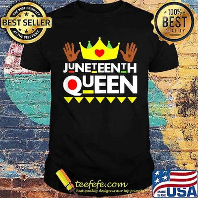 Juneteenth Queen Black Girl Magic Melanin T-Shirt