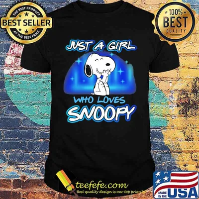 Just A Girl Who Loves Snoopy Shirt