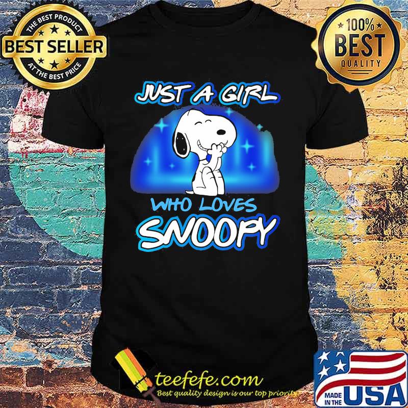 Just A Girl Who Loves Snoopy Shirt