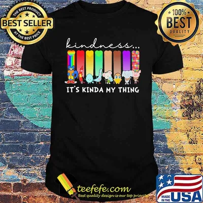 Kindness It's Kinda My Thing LGBT Melanin And Autism Shirt