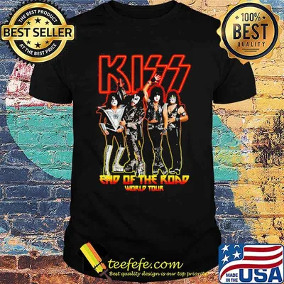 Kiss end of the road world tour shirt