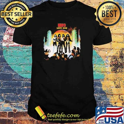 Kiss love gun moon shirt