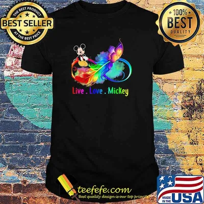 Live Love Mickey Autism Awareness Shirt