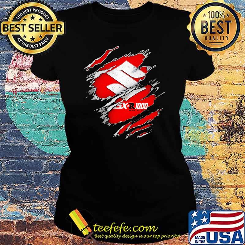Logo Suzuki GSX R1000 Sportbike Ladies tee Logo Suzuki GSX R1000 Sportbike Ladies tee