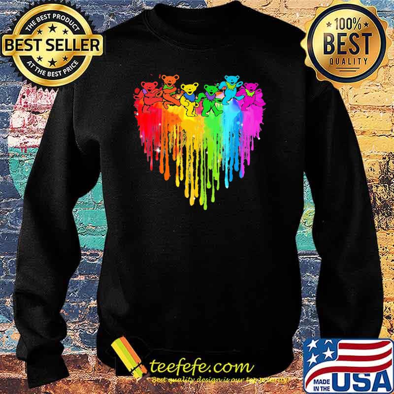 Love Dancing Bear Grateful dead watercolor Sweater Love Dancing Bear Grateful dead watercolor Sweater