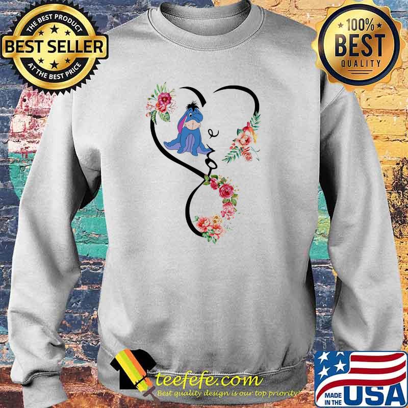 Love Eeyore Flower Shirt Sweater Love Eeyore Flower Shirt Sweater