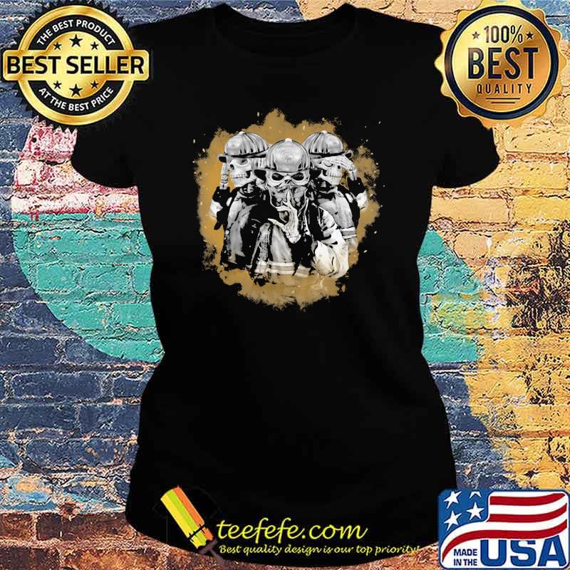 Love Firefighter Skull Shirt Ladies tee Love Firefighter Skull Shirt Ladies tee