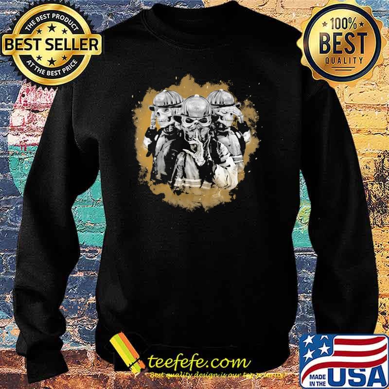 Love Firefighter Skull Shirt Sweater Love Firefighter Skull Shirt Sweater