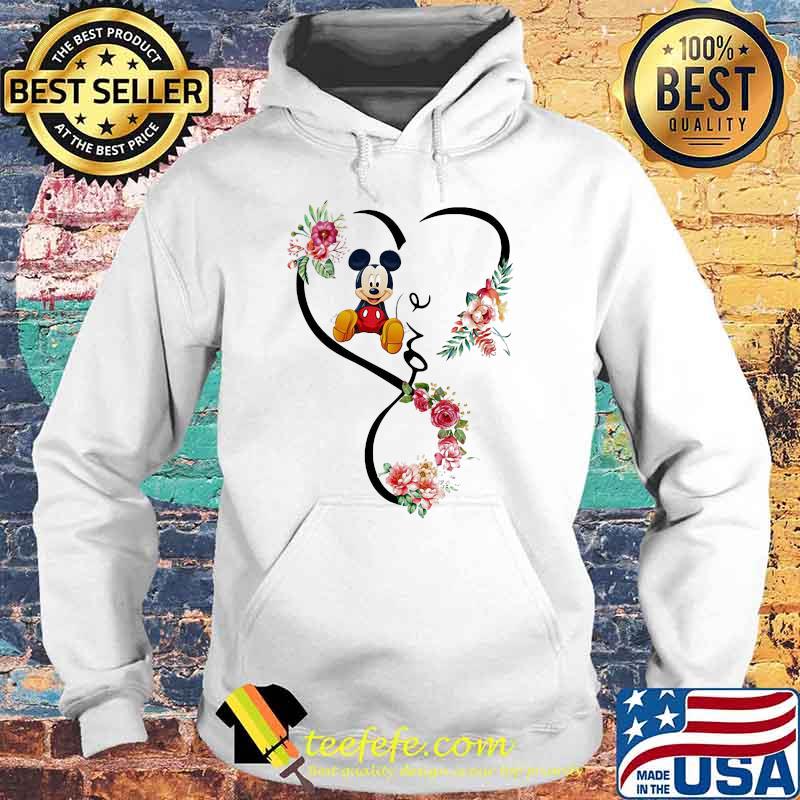 Love mickey mose flower Hoodie Love mickey mose flower Hoodie