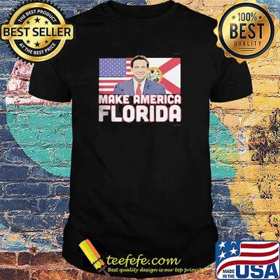 Make America Florida American Flag Shirt