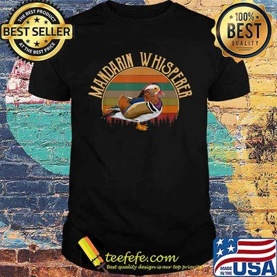 Mandarin duck whisperer vintage shirt