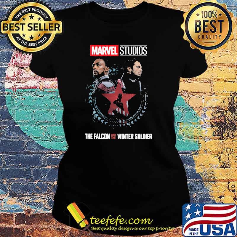 Marvel studios the falcon and the winter soldier captain america Ladies tee Marvel studios the falcon and the winter soldier captain america Ladies tee