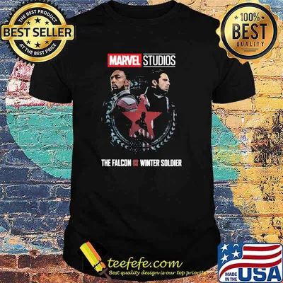 Marvel studios the falcon and the winter soldier captain america shirt