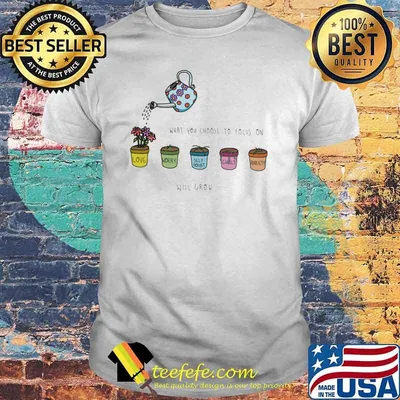 Mental health What You Choose to focus on will grow Shirt