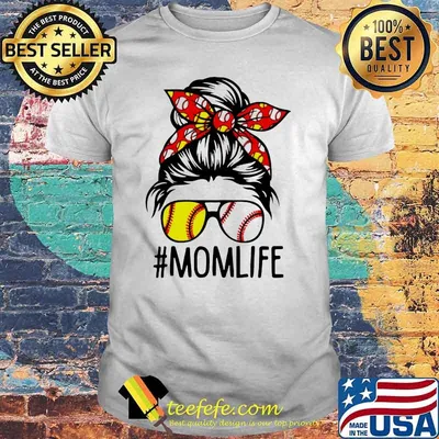 Mom Life Softball Girl Shirt