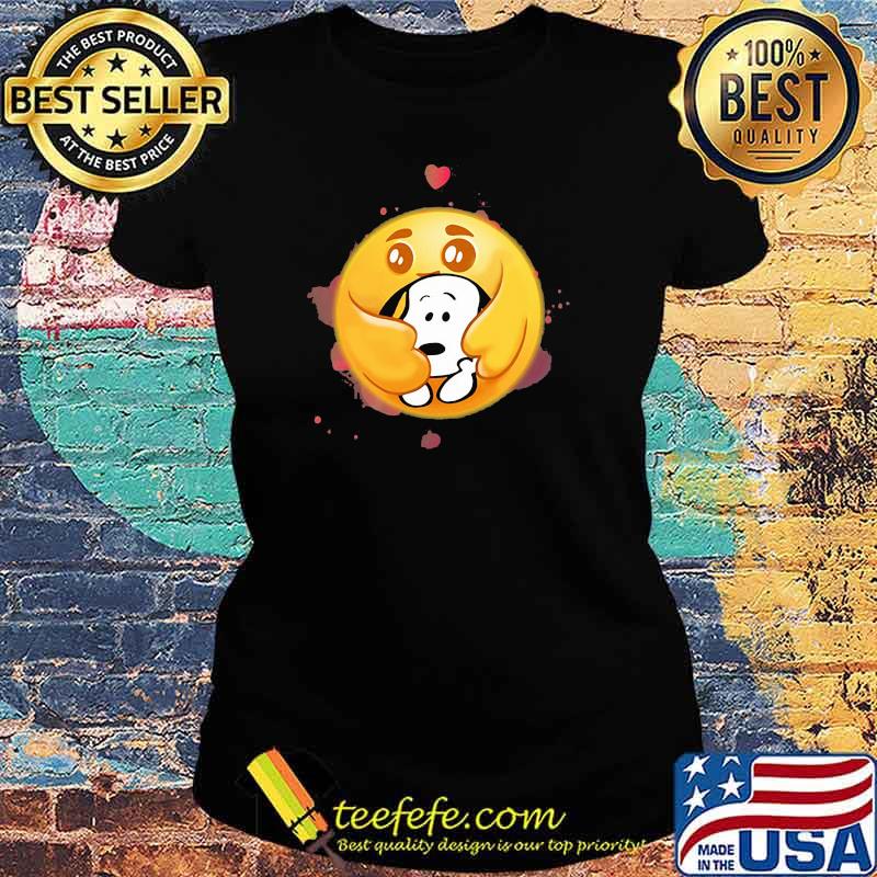 Moon Hug Snoopy Heart Shirt Ladies tee Moon Hug Snoopy Heart Shirt Ladies tee