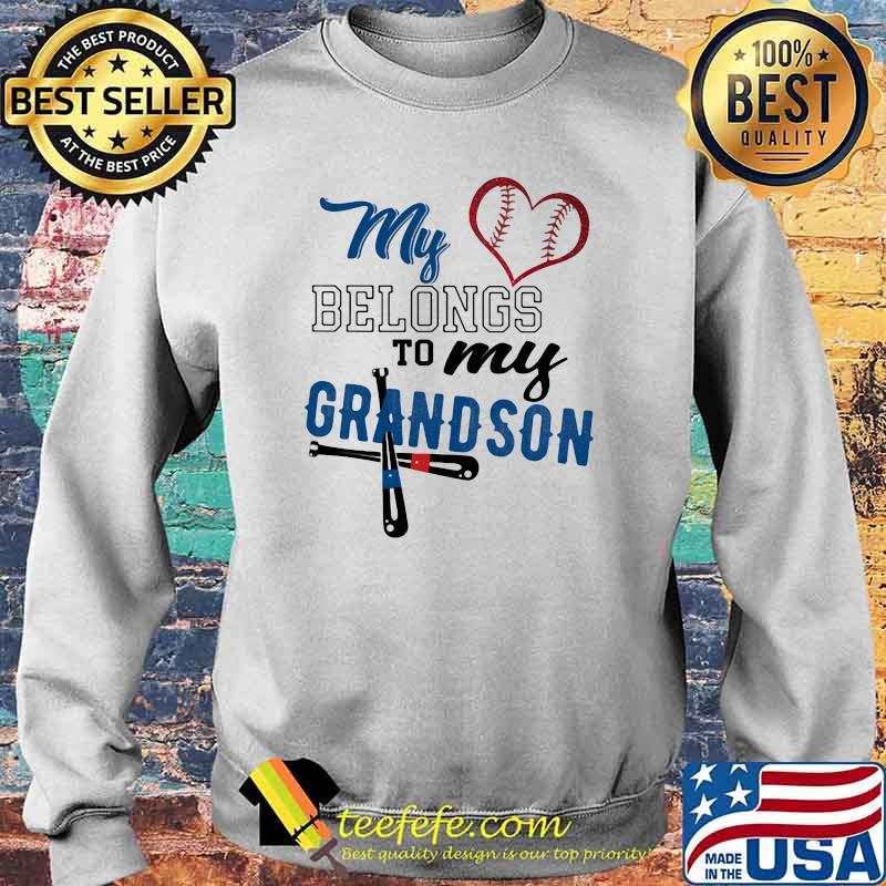 My Belongs To My Grandson Baseball Shirt Sweater My Belongs To My Grandson Baseball Shirt Sweater