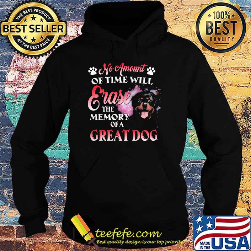 No Amuount Of Time Will Erase The Memory Of A Great Dog Shirt Hoodie No Amuount Of Time Will Erase The Memory Of A Great Dog Shirt Hoodie