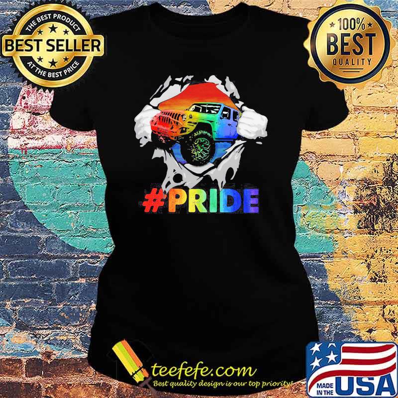 Official Pride Jeep Shirt Ladies tee Official Pride Jeep Shirt Ladies tee