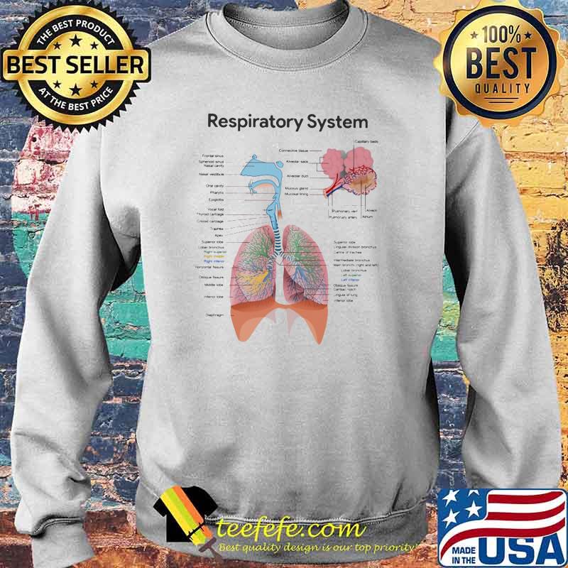 Official Respiratory System Shirt Sweater Official Respiratory System Shirt Sweater