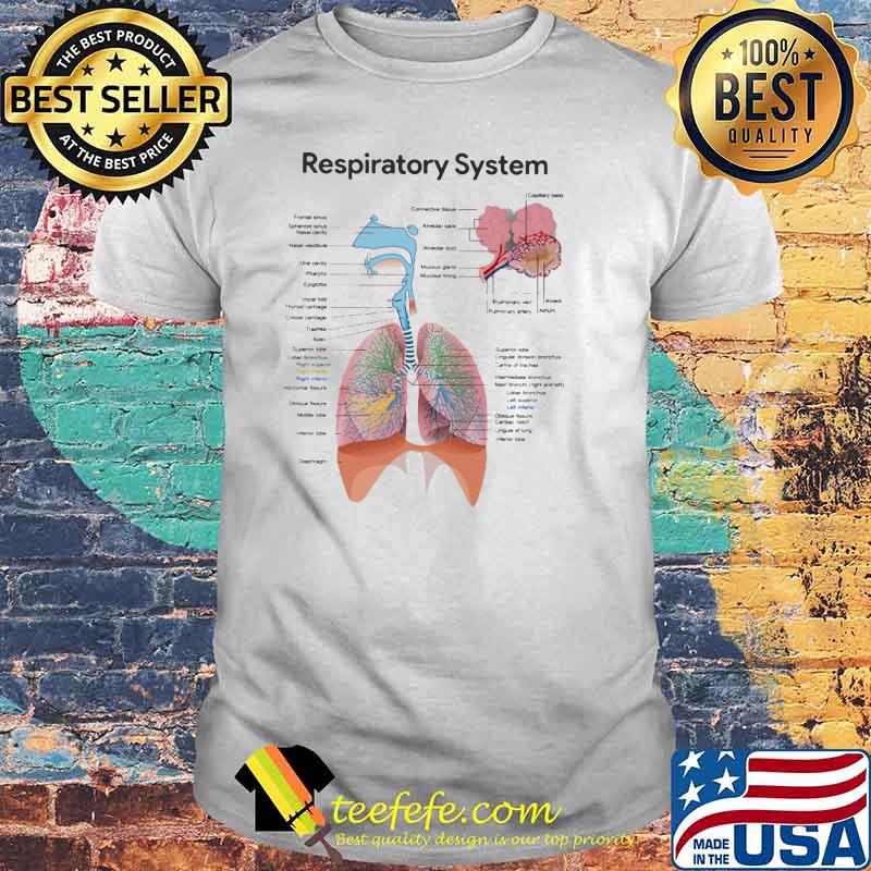 Official Respiratory System Shirt Official Respiratory System Shirt