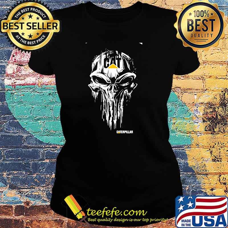 Official Skull Cat Caterpillar Ladies tee Official Skull Cat Caterpillar Ladies tee