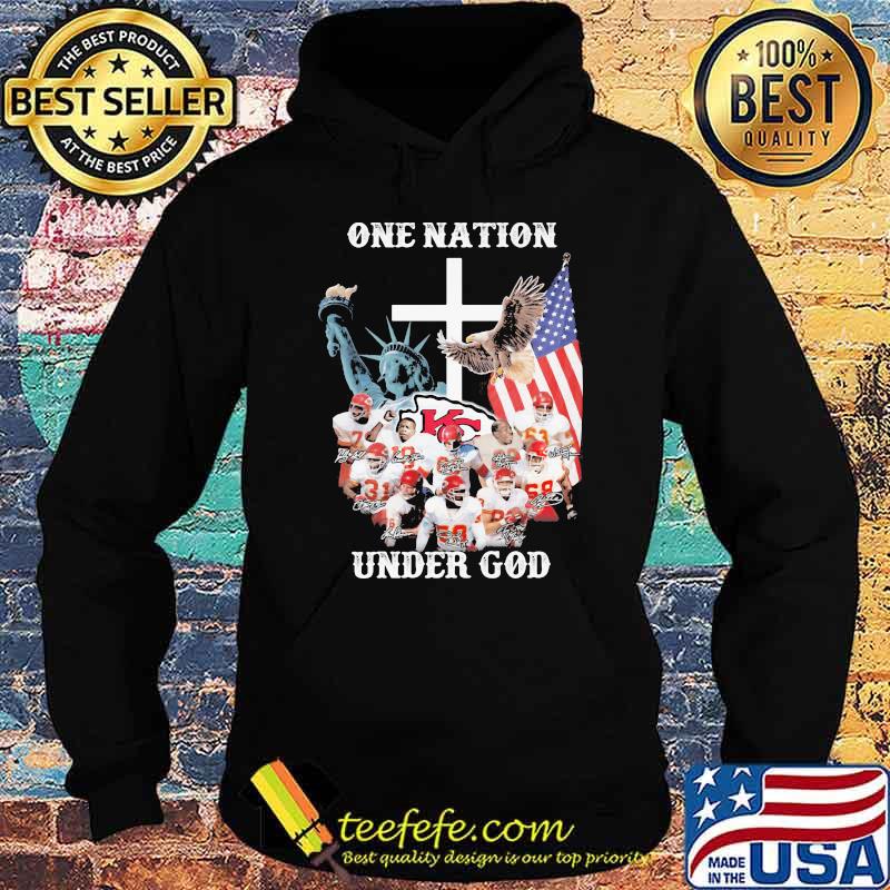 One Nation Under God Kansas City Chiefs Signature Shirt Hoodie One Nation Under God Kansas City Chiefs Signature Shirt Hoodie