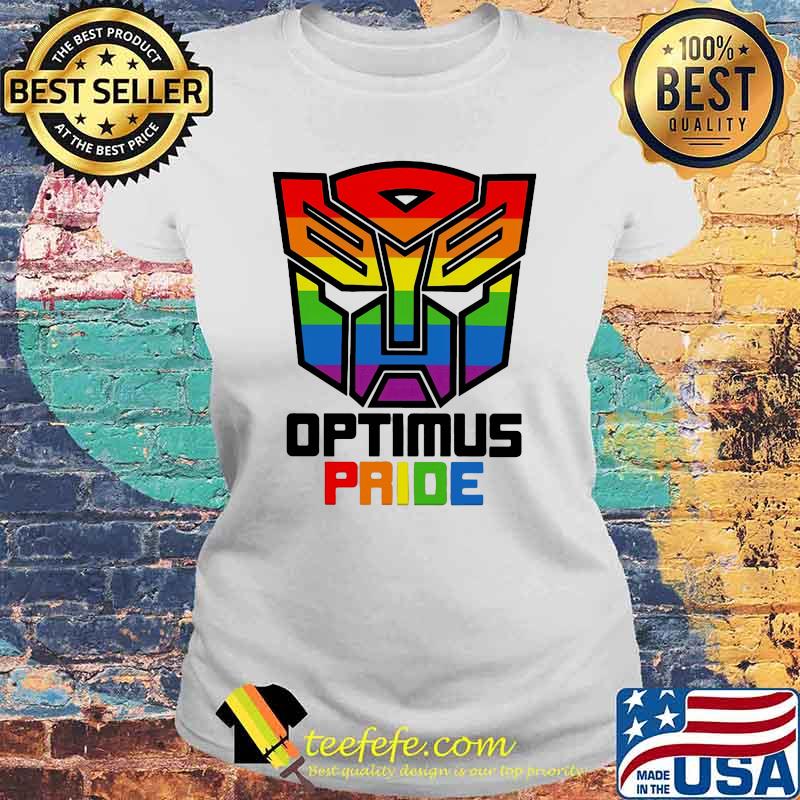 Optimus Pride LGBT Shirt Laides tee Optimus Pride LGBT Shirt Laides tee