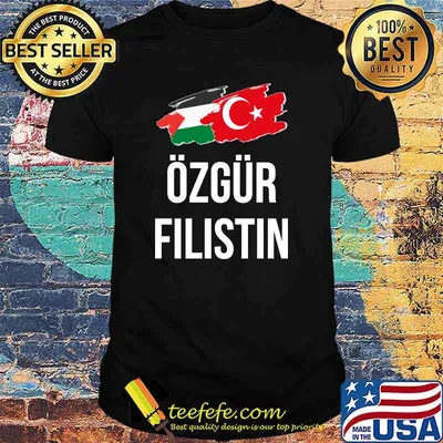 özgür filistin flag shirt