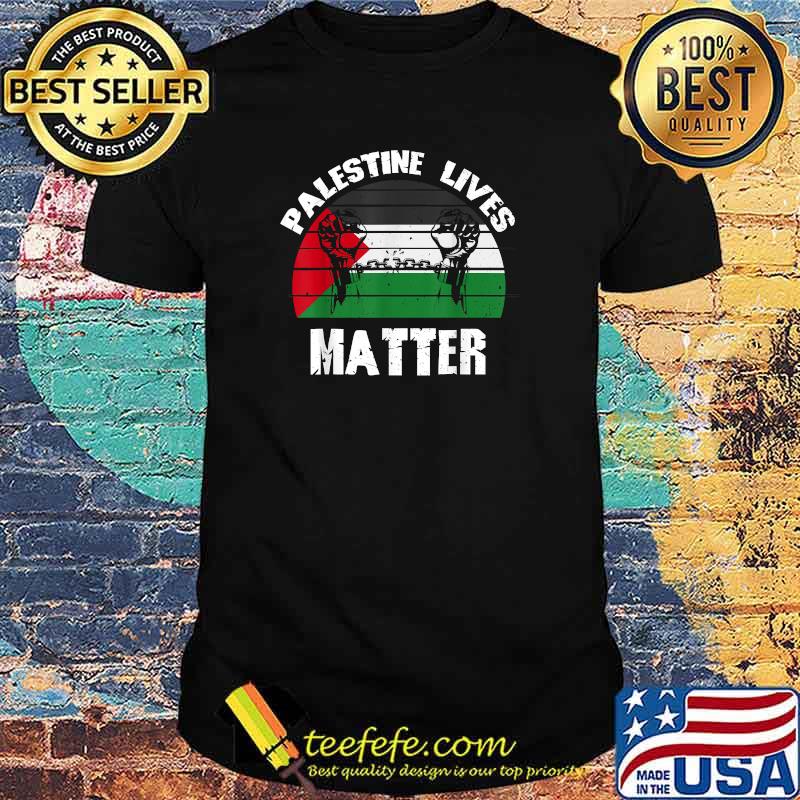 Palestinian Lives Matter Palestine Flag Retro Shirt Palestinian Lives Matter Palestine Flag Retro Shirt