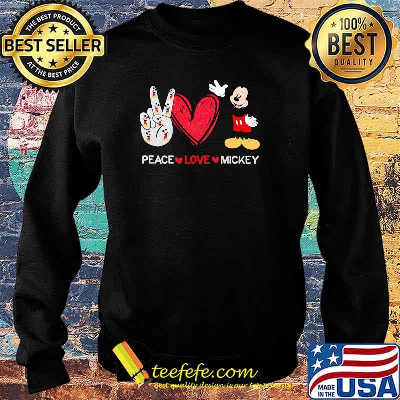 Peace love mickey Disney Sweater Peace love mickey Disney Sweater