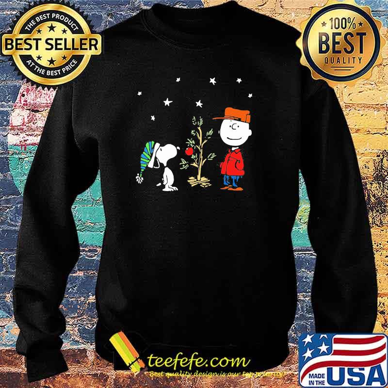 Peanuts Snoopy And Charlie Plant A Tree Shirt Sweater Peanuts Snoopy And Charlie Plant A Tree Shirt Sweater