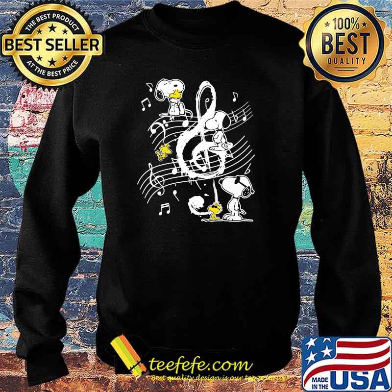 Peanuts Snoopy And Woodstock Music Shirt Sweater Peanuts Snoopy And Woodstock Music Shirt Sweater