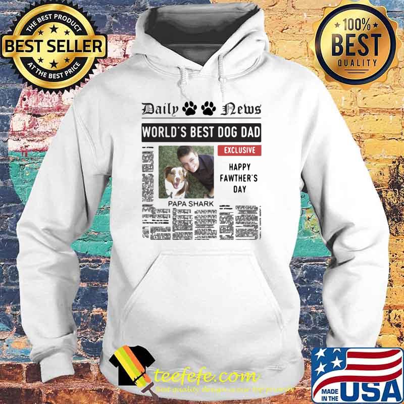 Personalized Daily Paw News World's Best Dog Dad Shirt Hoodie Personalized Daily Paw News World's Best Dog Dad Shirt Hoodie