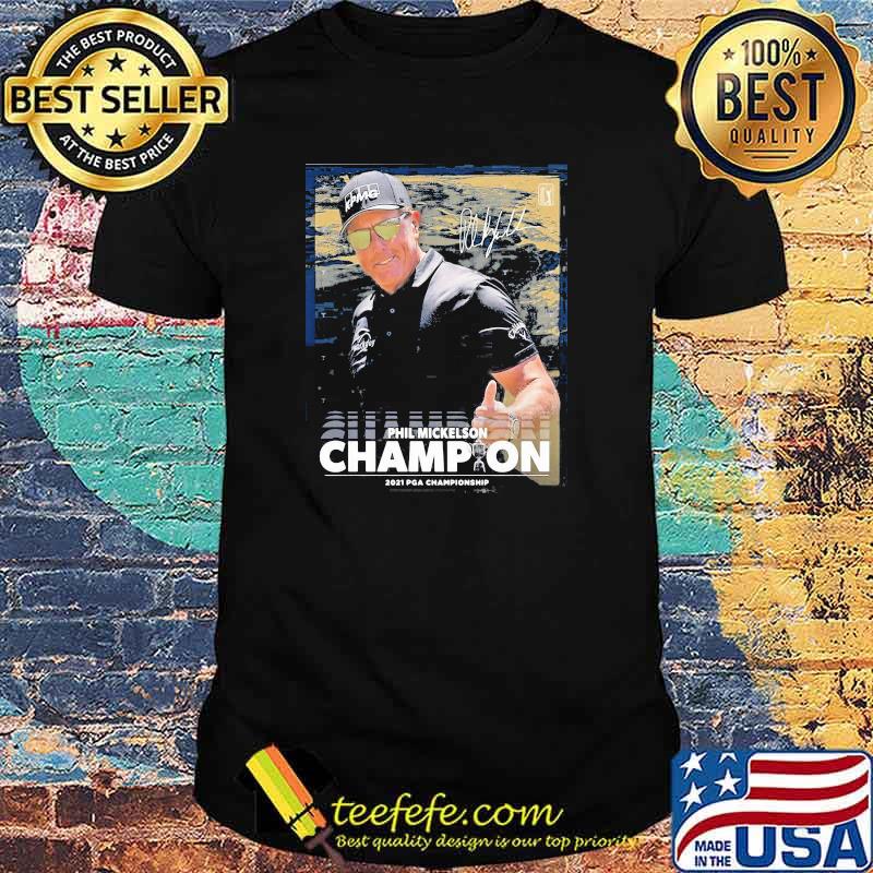 Phil Mickelson championship 2021 championship signature shirt