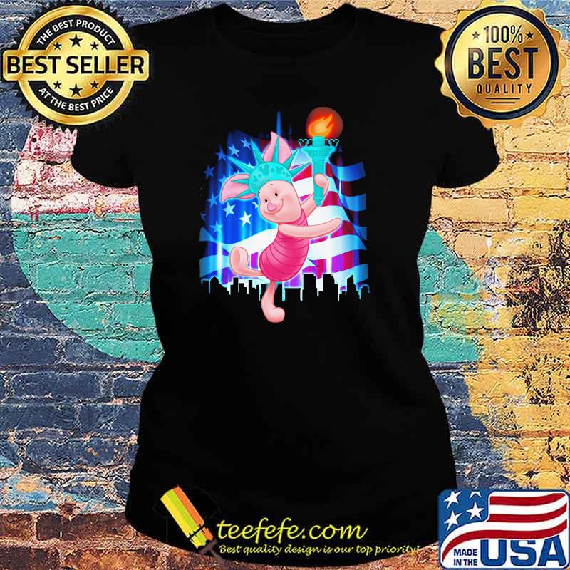 Piglet 4th Of July Independence Shirt Ladies tee Piglet 4th Of July Independence Shirt Ladies tee