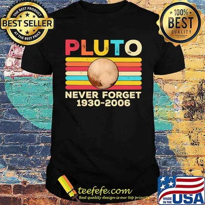 Pluto Never Forget 1930 2006 Vintage Shirt