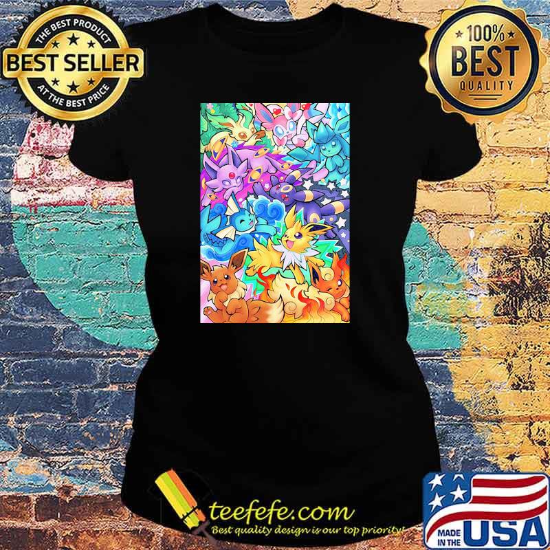 Pokemon - Eeveelutions Poster Ladies tee Pokemon - Eeveelutions Poster Ladies tee