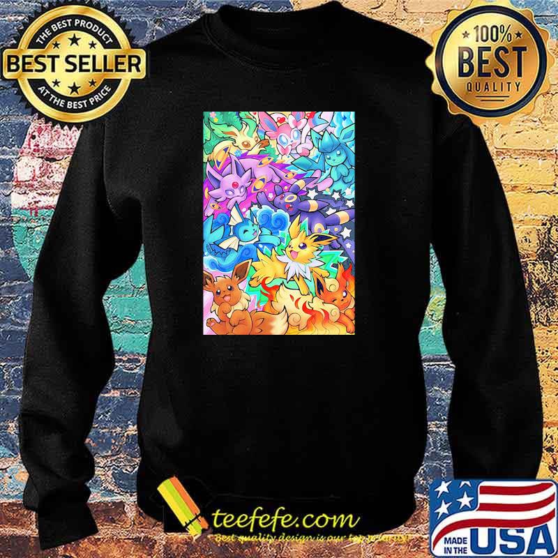 Pokemon - Eeveelutions Poster Sweater Pokemon - Eeveelutions Poster Sweater